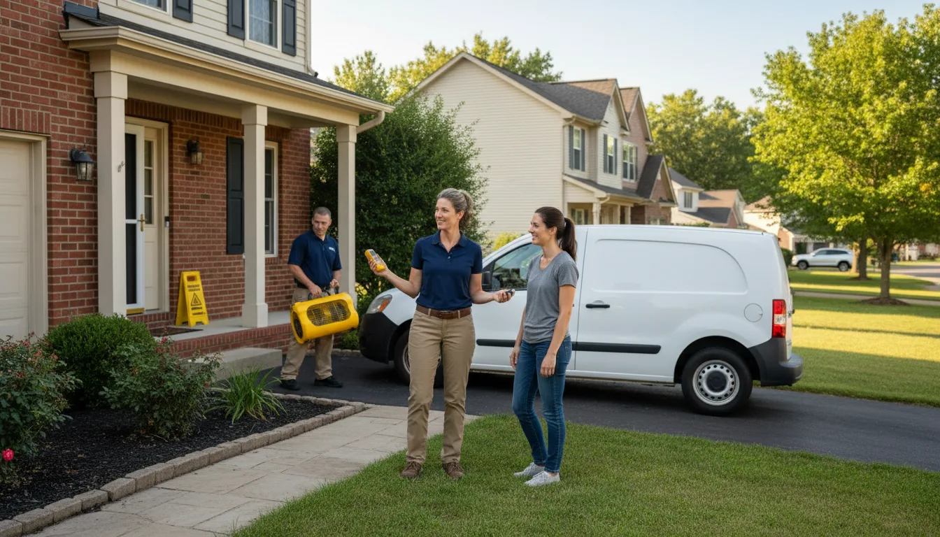 Water restoration image for Water Damage & Restoration Services in Coggon, IA